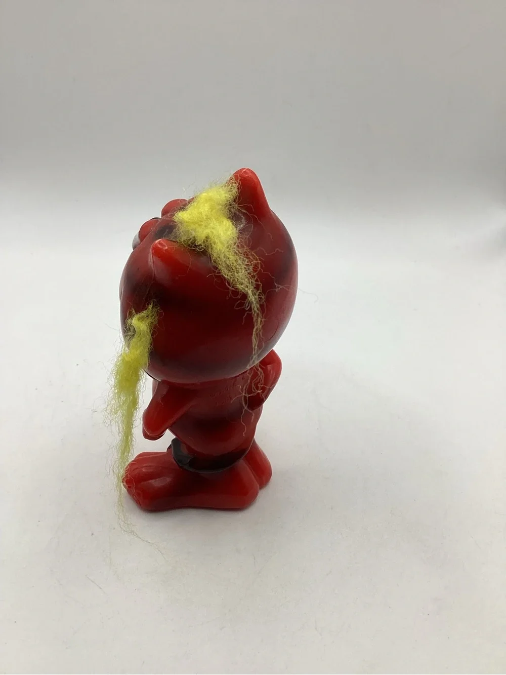 vintage 1970 R&W Berries red devil cat message doll I’m A Horny Little Devil”
